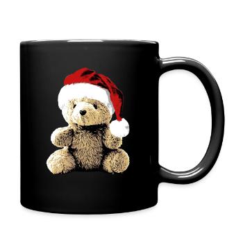 Teddy Bär Teddybär Cartoon Teddy bear Weihnachten - Tasse einfarbig - Schwarz - Rechts