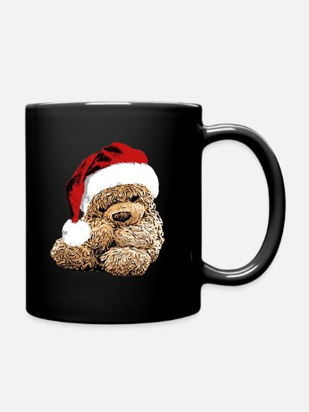 Teddy Bär Teddybär Cartoon Teddy bear Weihnachten - Tasse einfarbig - Schwarz