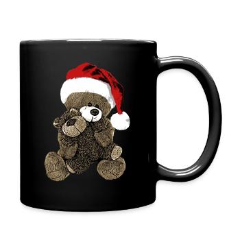 Teddy, Teddybär, Bär, Teddy Bär, bear, teddy bear, - Tasse einfarbig - Schwarz - Rechts