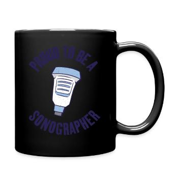 Stolze Sonographie Sonographer - Tasse einfarbig - Schwarz - Rechts