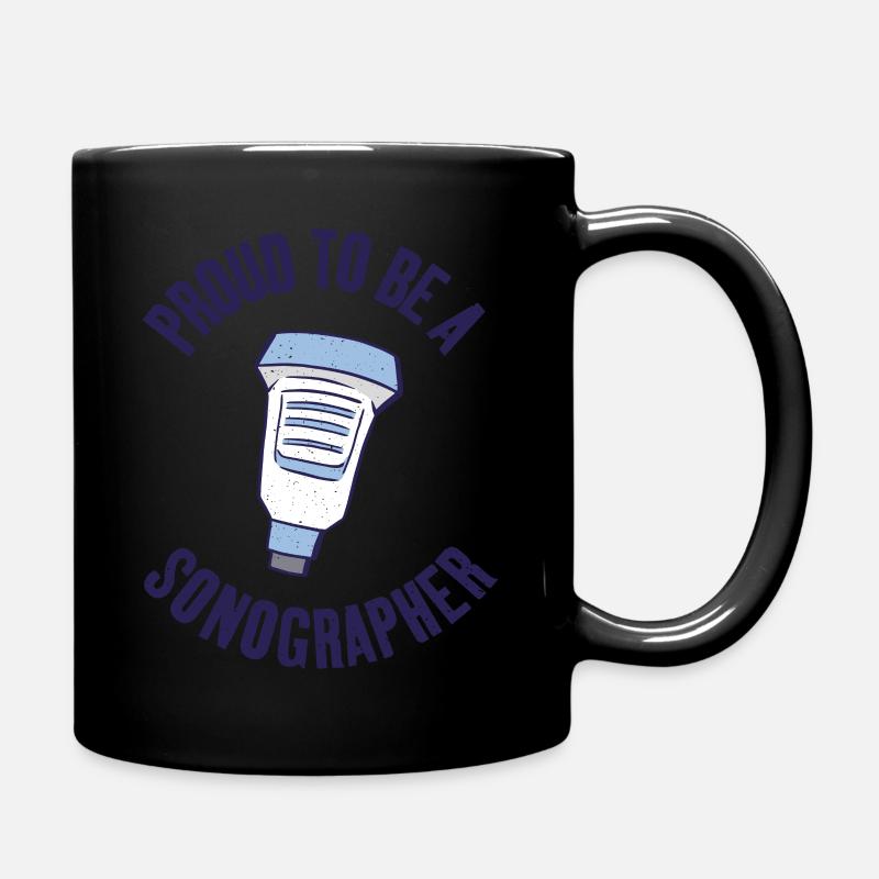 Fier échographiste échographiste - Mug uni - noir