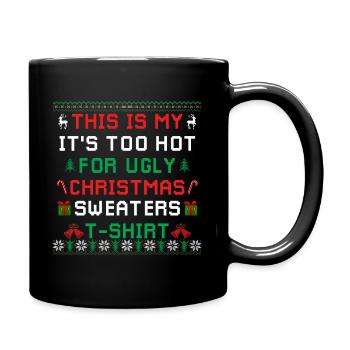 Citation de Noël - Cadeau pour le 24 décembre - Mug uni - noir - Droite
