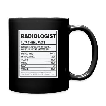 Radiologie Rad Tech Technologe Radiologe - Tasse einfarbig - Schwarz - Rechts