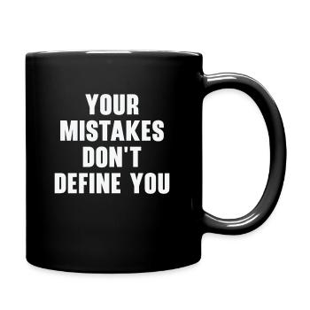 Erreur Sagesse Citations Positivité Vie Citations - Mug uni - noir - Droite