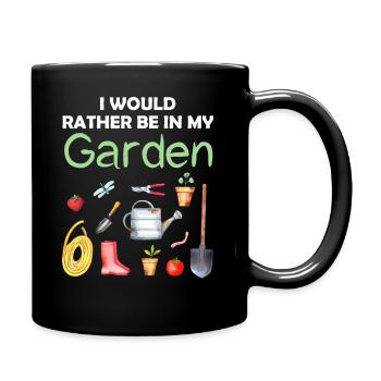 Jardin drôle Dicton Hobby Gardener Idée cadeau - Mug uni - noir - Droite