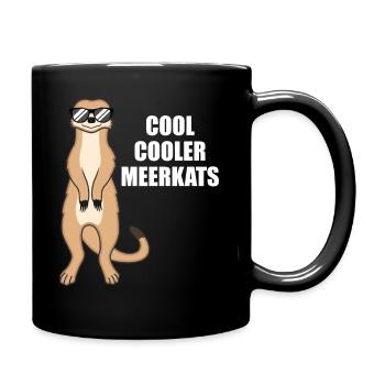 Suricate cool drôle de dicton cadeau - Mug uni - noir - Droite
