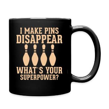 Je fais disparaître les cônes quel est ton super - Mug uni - noir - Droite