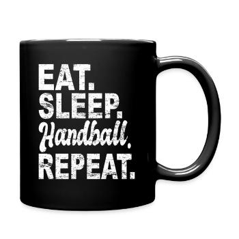 Volleyball Gift Sports Club - Full Colour Mug - black - Right
