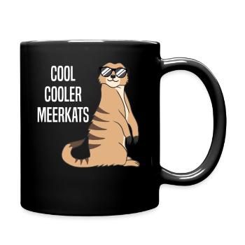 Suricate cool drôle de dicton cadeau - Mug uni - noir - Droite