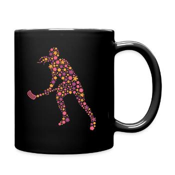 Floorball Player Floorballer Floorball - Full Colour Mug - black - Right