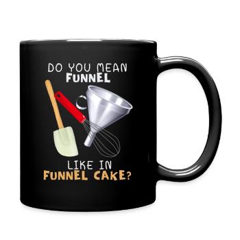 Cake Funnel Cake fried cake américain - Mug uni - noir - Droite