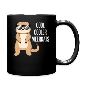 Suricate cool drôle de dicton cadeau - Mug uni - noir - Droite
