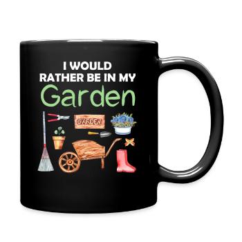 Jardin drôle Dicton Hobby Gardener Idée cadeau - Mug uni - noir - Droite