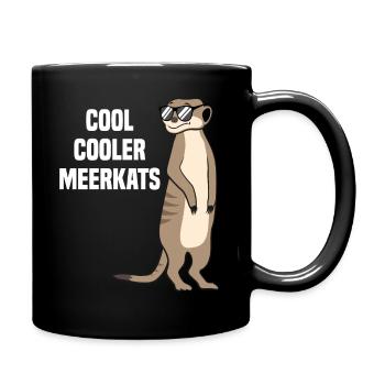 Suricate cool drôle de dicton cadeau - Mug uni - noir - Droite