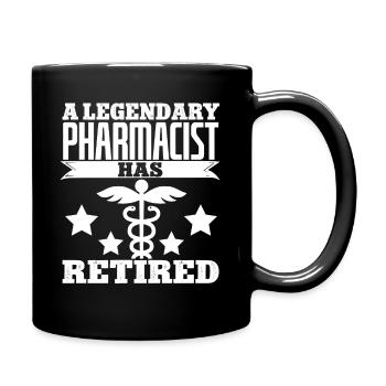 Pharmacien à la retraite Un pharmacien légendaire ha - Mug uni - noir - Droite