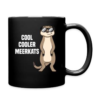 Suricate cool drôle de dicton cadeau - Mug uni - noir - Droite