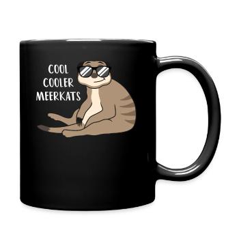 Suricate cool drôle de dicton cadeau - Mug uni - noir - Droite
