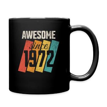 Awesome since 1972 50th birthday - Full Colour Mug - black - Right