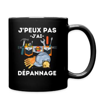 Dépannage - Mug uni - noir - Droite
