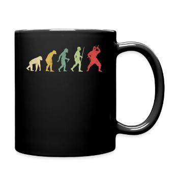 Ninja Pose Evolution - Tasse einfarbig - Schwarz - Rechts