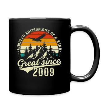 One of a kind since 2009 - Full Colour Mug - black - Right