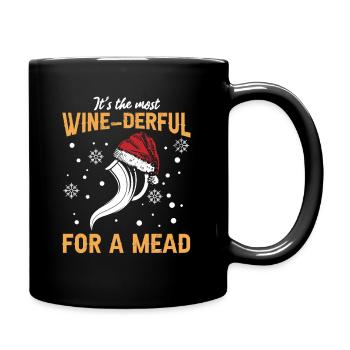 Weihnachten Honig Wein Met Hausbrauer Viking - Tasse einfarbig - Schwarz - Rechts