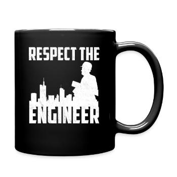 Fun Respect L’ingénieur Cool Ingénieur mécanique - Mug uni - noir - Droite