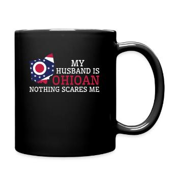 Nichts macht mir Angst Ohioan Husband Ohio - Tasse einfarbig - Schwarz - Rechts