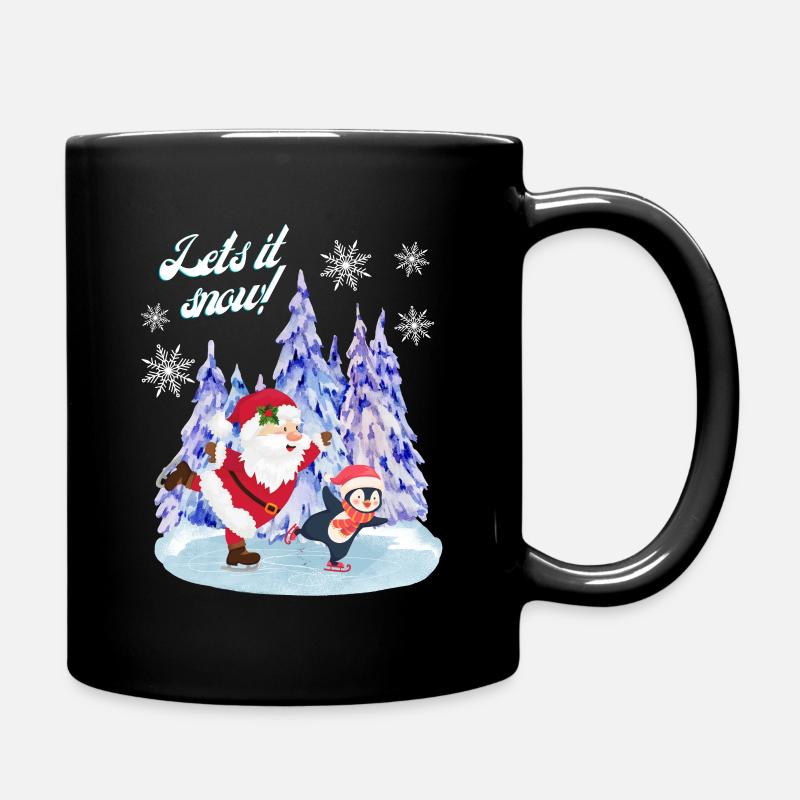 WINTERLAUFZEIT - Tasse einfarbig - Schwarz