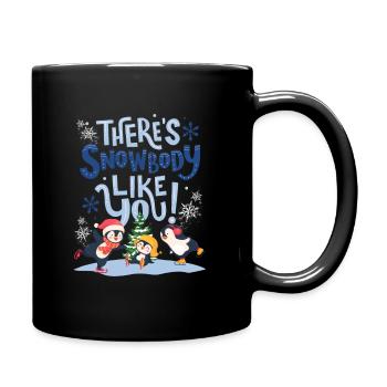 PATINS DE LA FAMILLE PENGUIN - Mug uni - noir - Droite