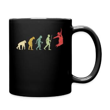 Evolución de graduación de celebración de salto - Mug uni - noir - Droite