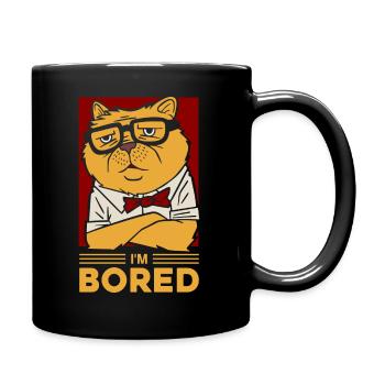 Im bored - Full Colour Mug - black - Right