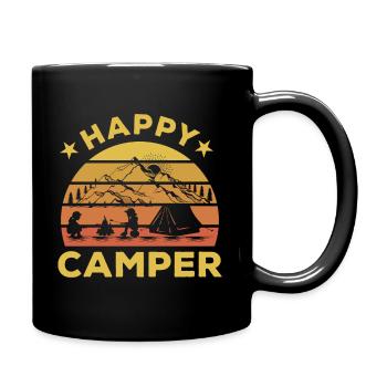 Happy Camper - Mug uni - noir - Droite