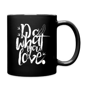 Chicken Love Chicken in the Garden - Full Colour Mug - black - Right