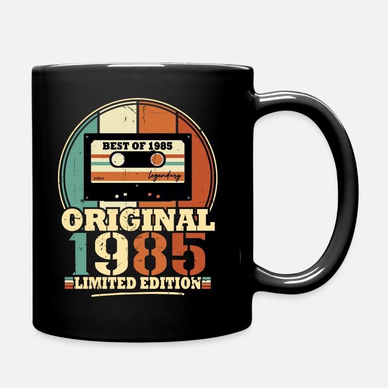 Original 1985 Retro Vintage Geburtstagsgeschenk - Tasse einfarbig - Schwarz
