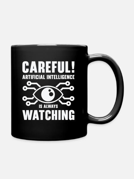 Künstliche Intelligenz Programmierung - Tasse einfarbig - Schwarz