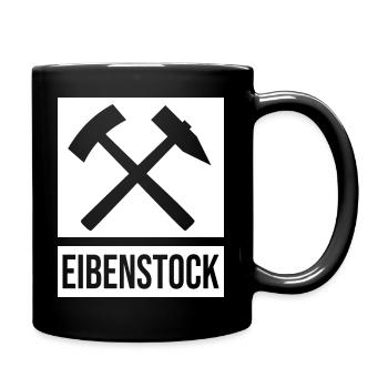 Erzgebirge Eibenstock - Tasse einfarbig - Schwarz - Rechts