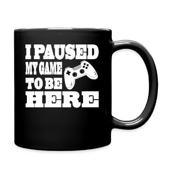 Gaming Retro Gift Idea - Full Colour Mug - black - Right