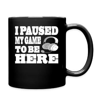 Gaming Retro Gift Idea - Full Colour Mug - black - Right