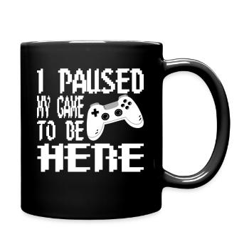 Gaming Retro Geschenkidee - Tasse einfarbig - Schwarz - Rechts