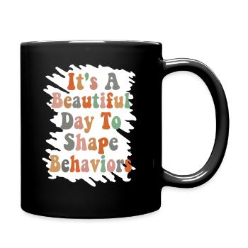 Beautiful Day Behavioral Shape Behaviors - Full Colour Mug - black - Right