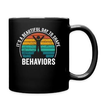 Beautiful Day Behavioral Shape Behaviors - Full Colour Mug - black - Right