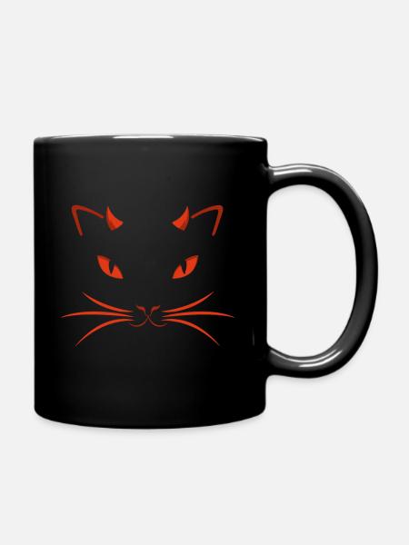 Chat du diable - Mug uni - noir