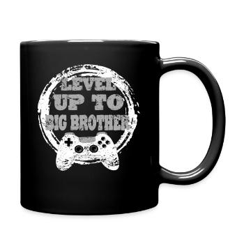Bruder Gaming Retro Gift Idea - Full Colour Mug - black - Right