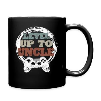 Uncle Gaming Retro Gift Idea - Full Colour Mug - black - Right