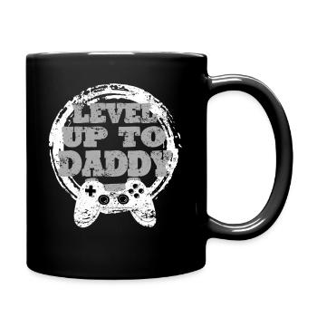 Daddy Gaming Retro Geschenkidee - Tasse einfarbig - Schwarz - Rechts