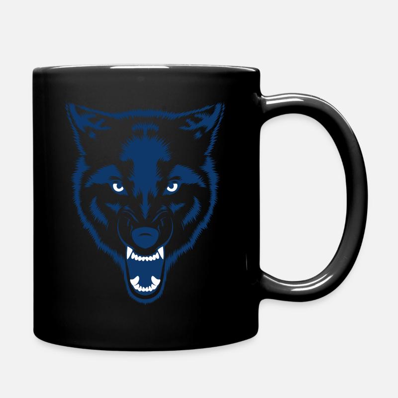 Wolfsverein - Tasse einfarbig - Schwarz