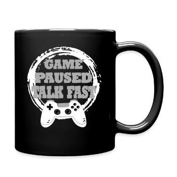 Gaming Retro Gift Idea - Full Colour Mug - black - Right