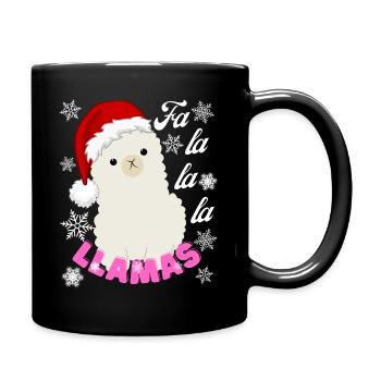 Falala Llamas - Mug uni - noir - Droite