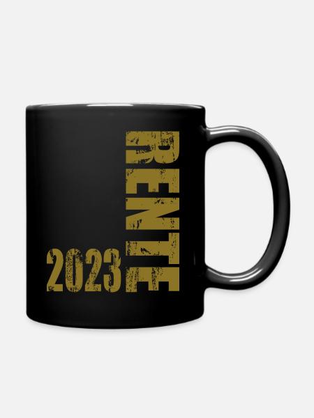 Rente 2023 - Tasse einfarbig - Schwarz